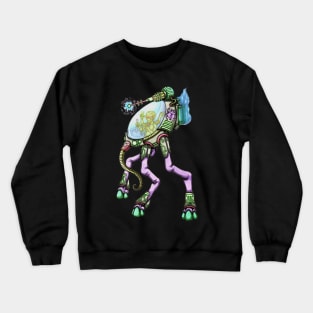 Martian Tripod Walker Crewneck Sweatshirt